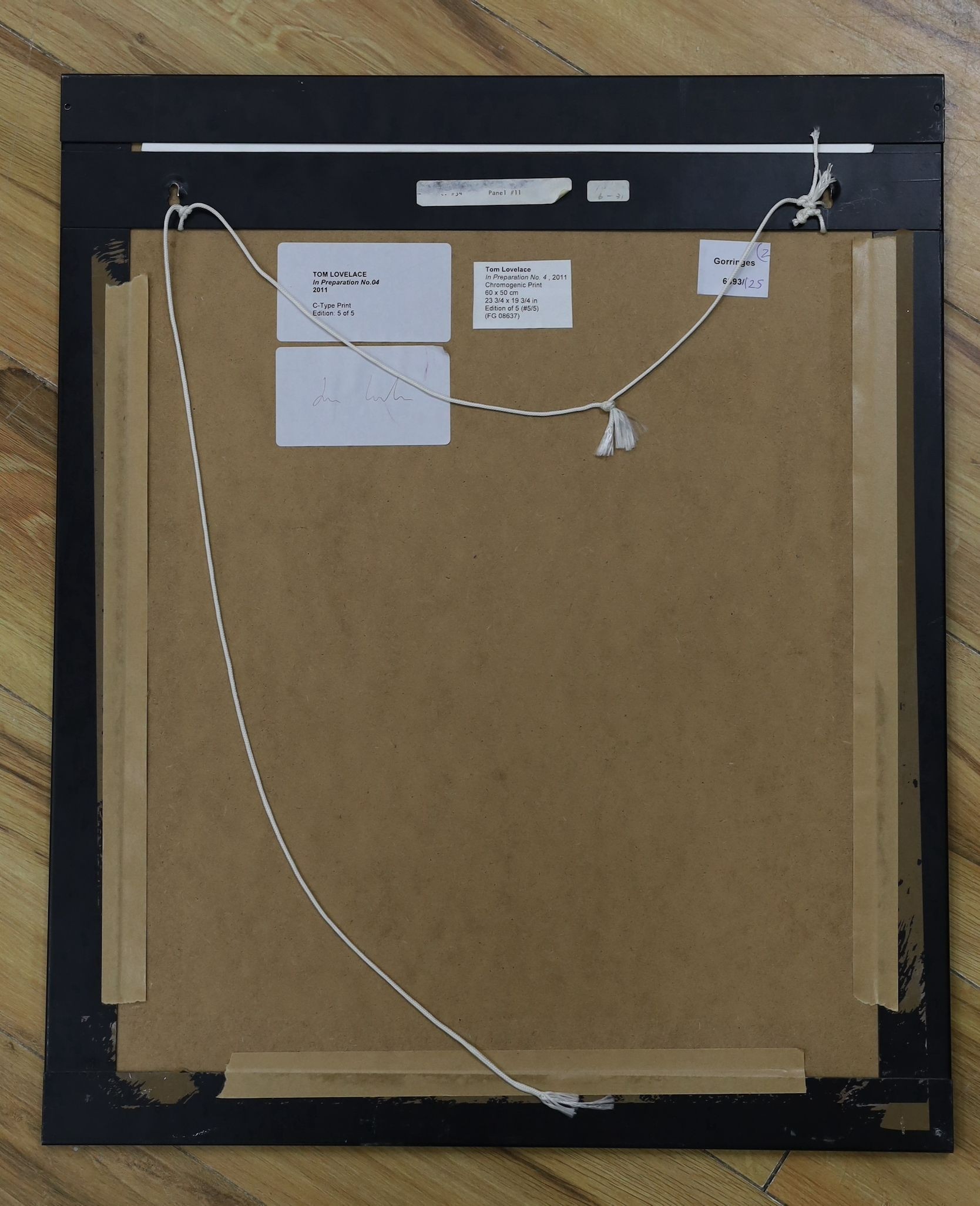 Tom Lovelace, two C-type prints, 'In Preparation Number Four', edition 5 of 5, and 'Coastal Blocks Three', edition of 8, 26 x 25cm and 20 x 30cm